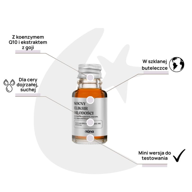 AUNA nocny eliksir MŁODOŚCI - koenzym Q10 Mini 10 ml.jpg